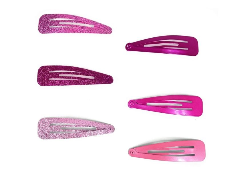 clic clac "GLITTERINE" toni rosa - big