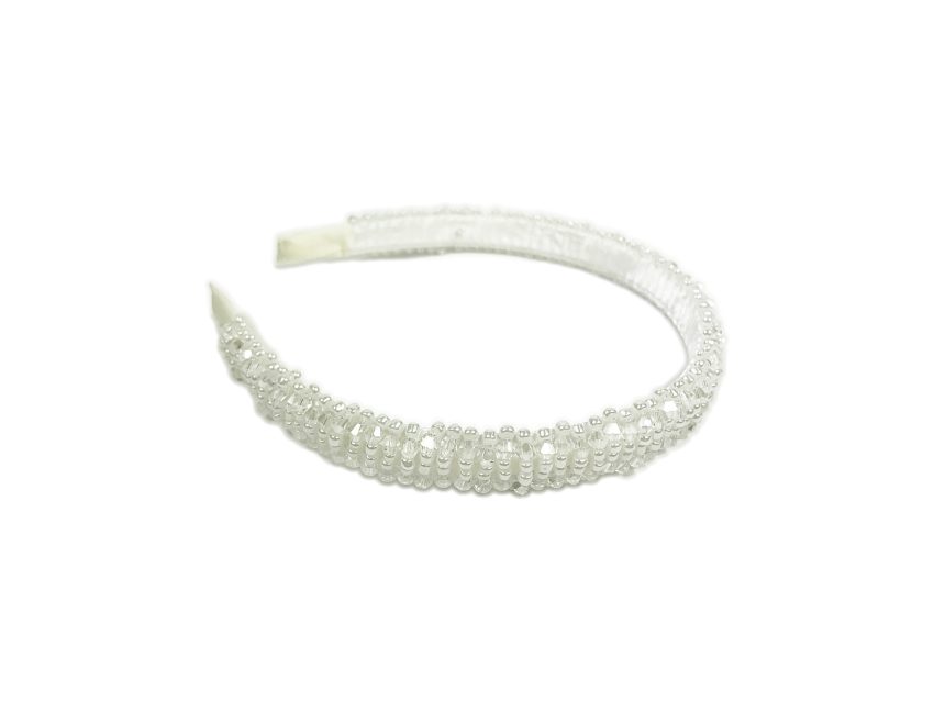 Cerchietto "White Coral"