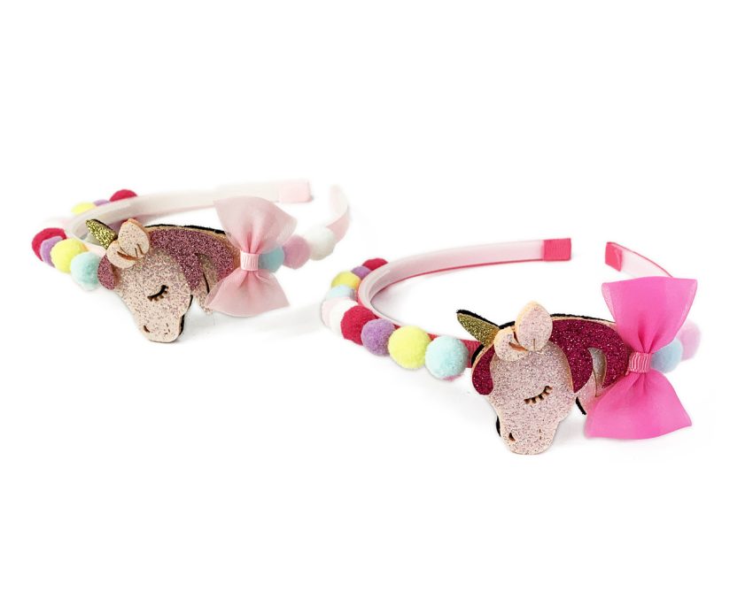 cerchietto "rainbow pony"