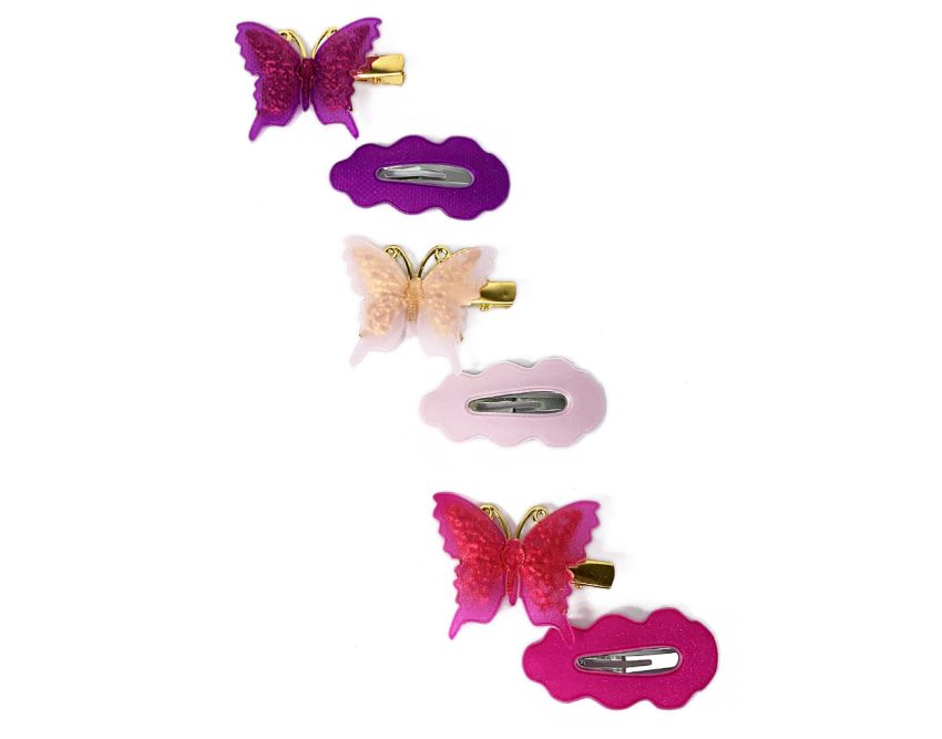 clic clac + becchetto "fairy butterfly"