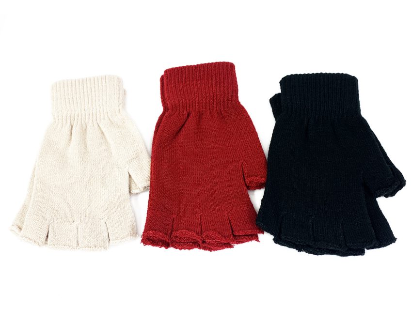 guanti mezze dita donna basic