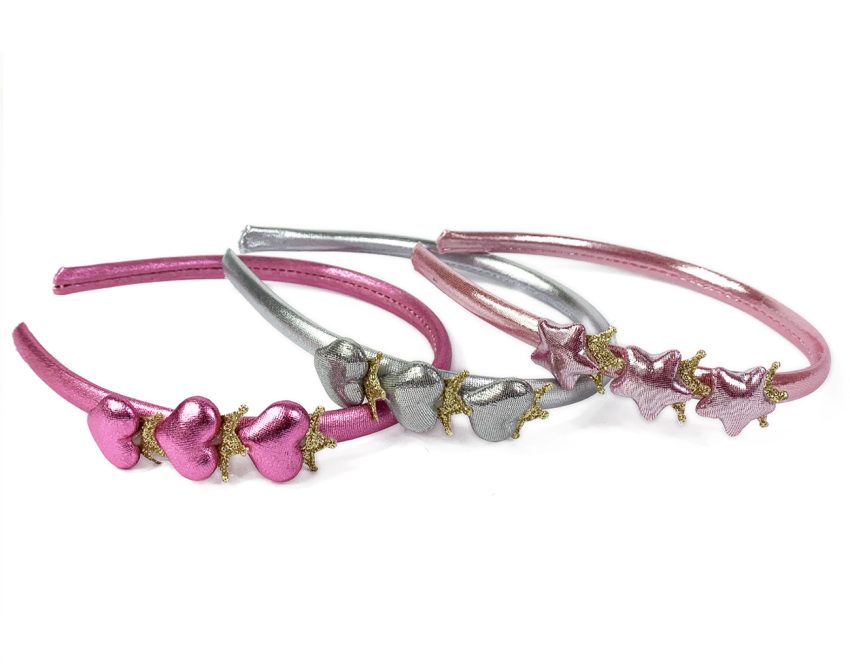 cerchietto "metallique queen"