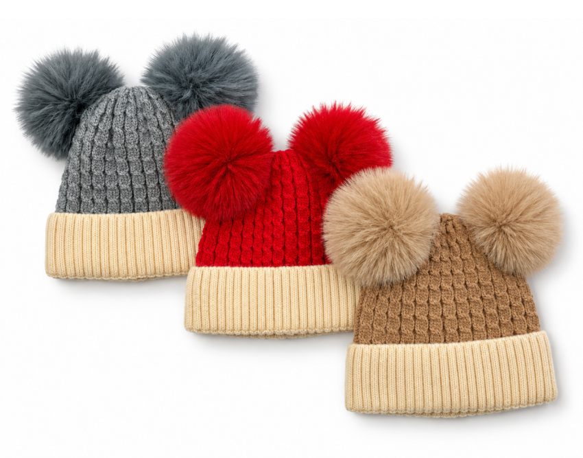 cappellino bimbo "pompon"